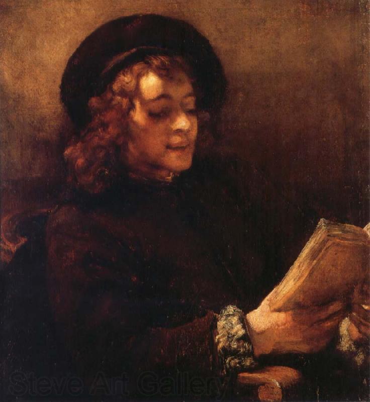 REMBRANDT Harmenszoon van Rijn Titus Reading